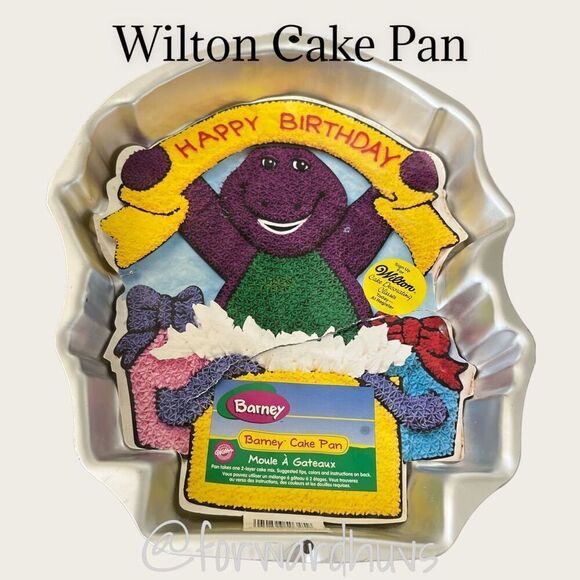 Vintage 1998 Wilton Barney Collectable Baking Cake Pan - Picture 3 of 8